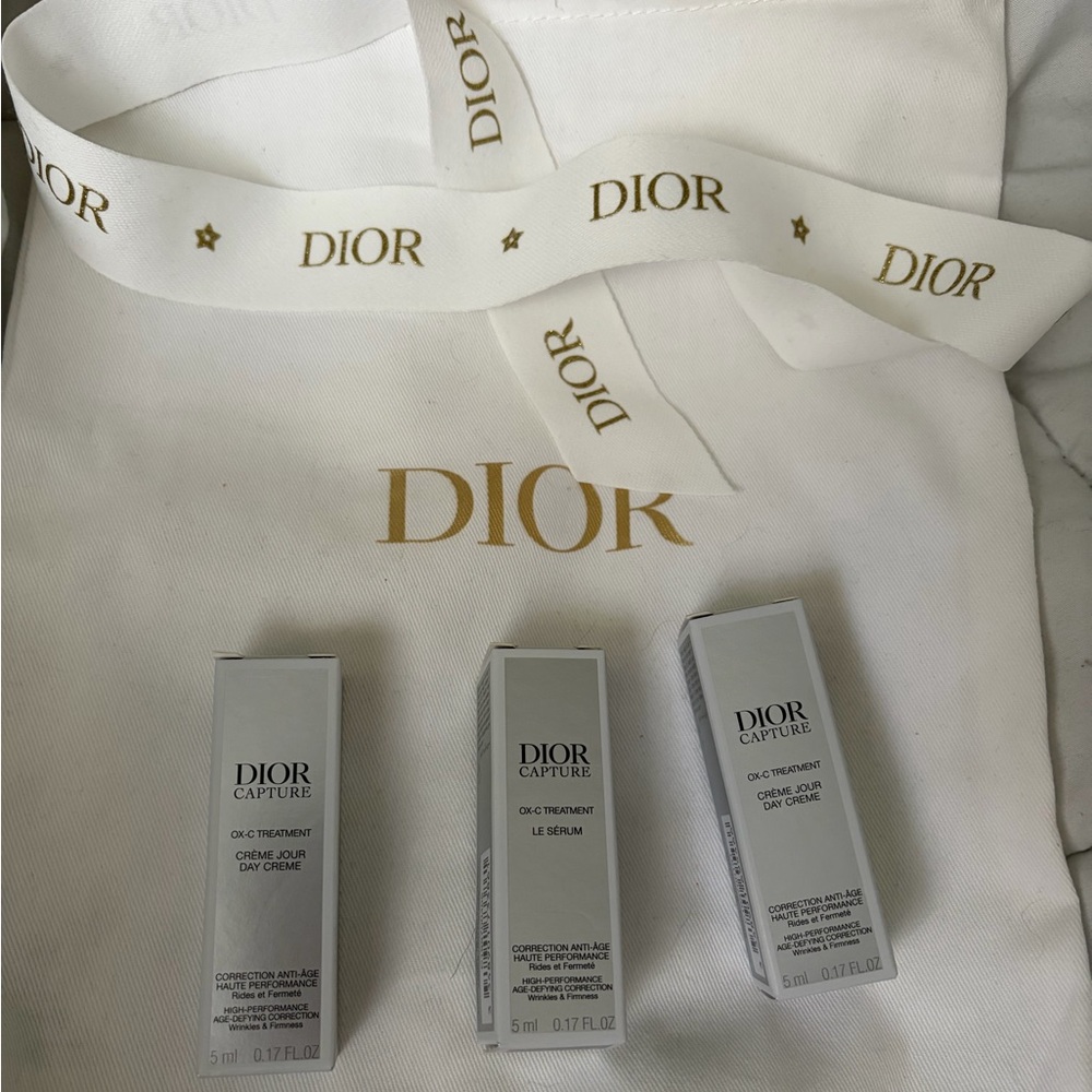 Dior Capture Skincare Trio with Elegant Packaging